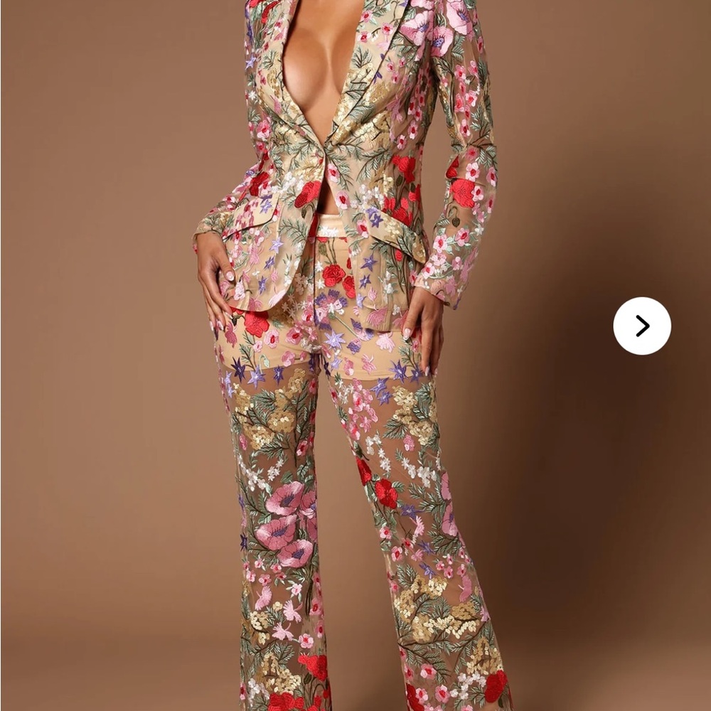 Fashion Nova Floral Pantsuit